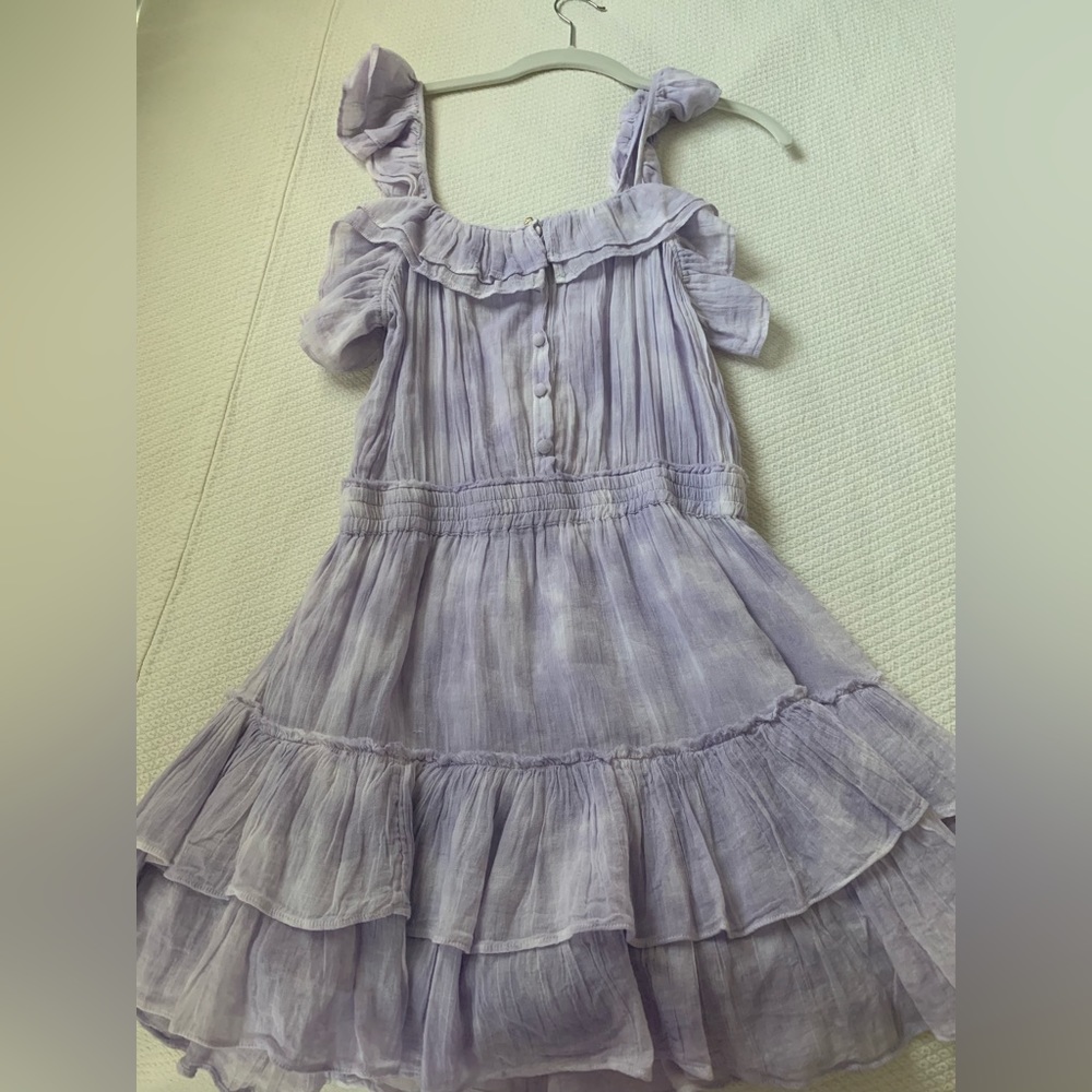 Marina Dress Violet Splash Hand Dye